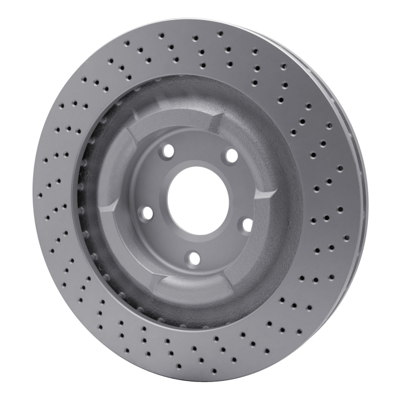 Chevrolet Corvette Brake Rotor (1) - Front - R1 Concepts - GeoSPEC Coated Rotor - Drilled - `06-`13